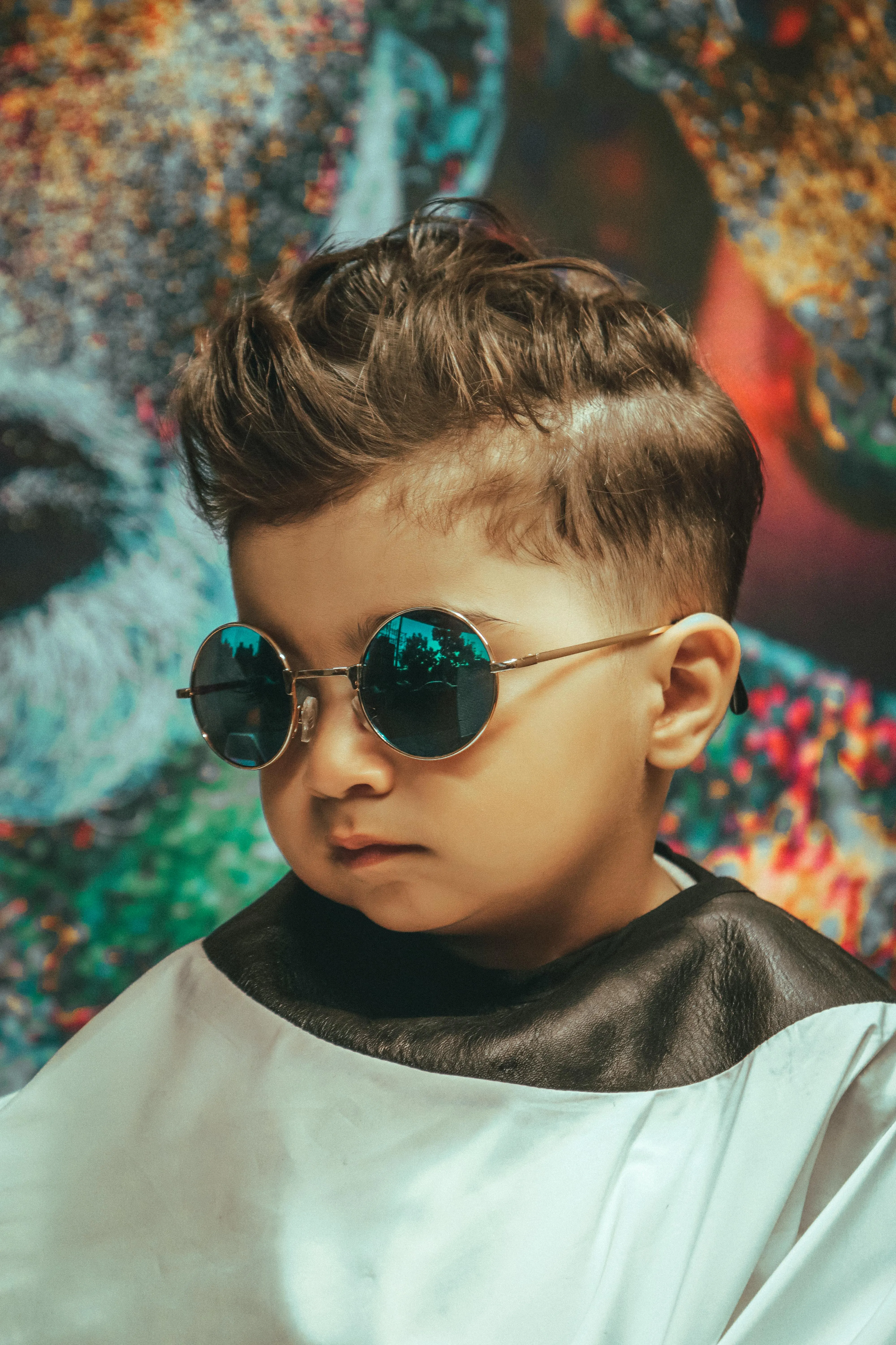 Exemplo de corte de cabelo infantil